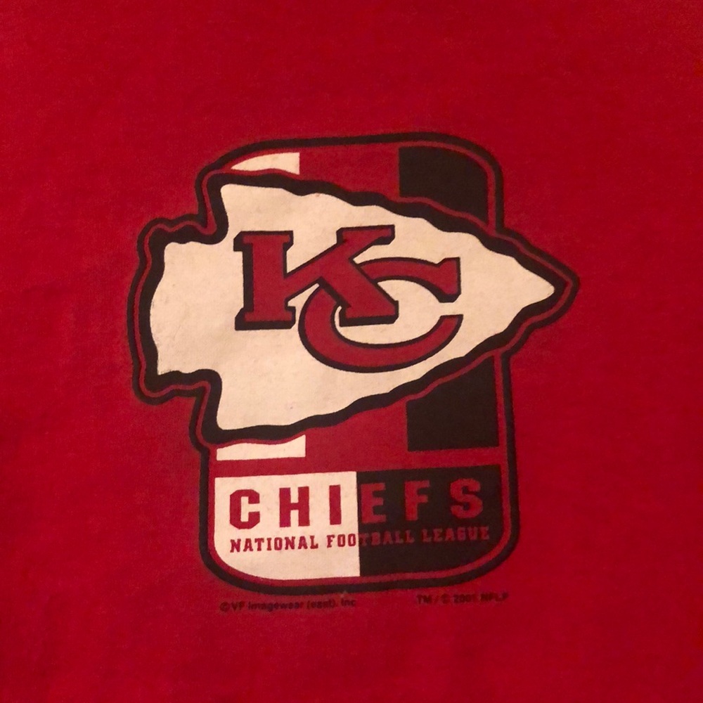 KC Chiefs kids long sleeve red shirt